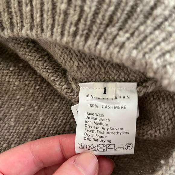 Evam Eva Luxurious Cashmere Sweater size 1 Mocha - Picture 4 of 5